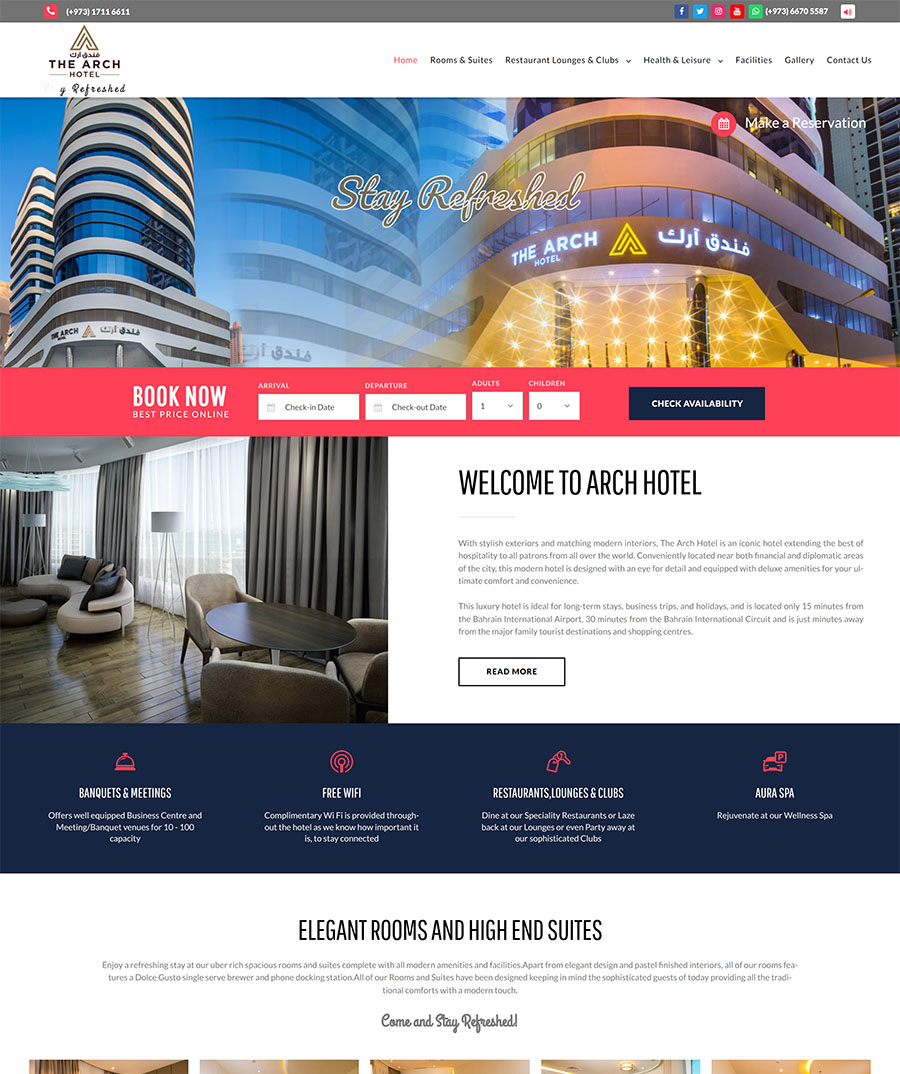 archhotelbahrain.com